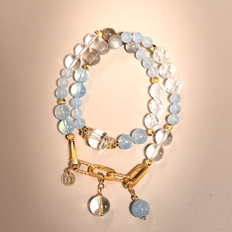Zodiac Bracelet – Libra Double-Wrap for 2026 Energy