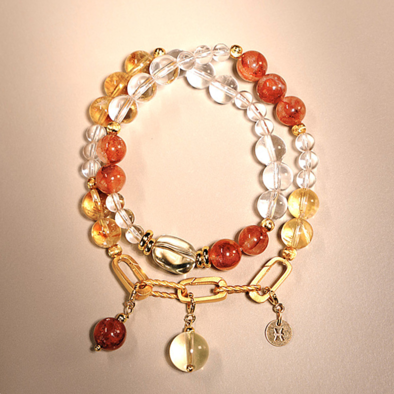 Zodiac Bracelet – Pisces Double-Wrap for 2026 Energy