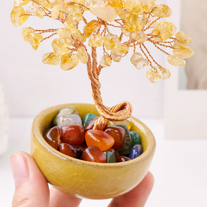 Amethyst Feng Shui Tree | Crystal Tree for Exam Success & Concentration