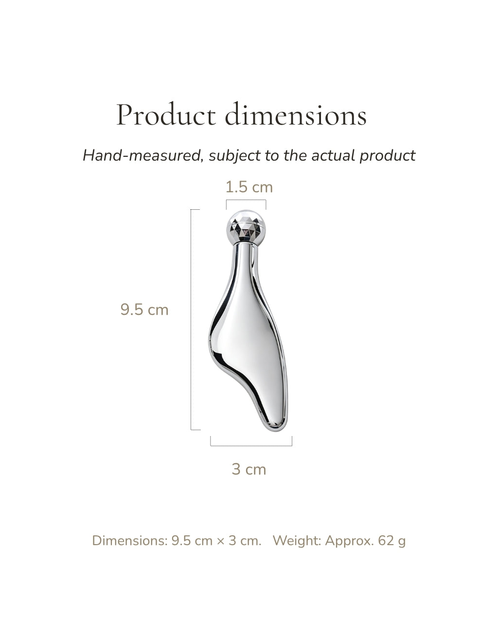 Stainless Steel Roller & Fishtail Gua Sha Tool