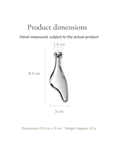 Stainless Steel Roller & Fishtail Gua Sha Tool