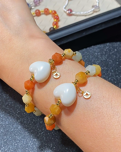 Florence Blessing, Multi Rutilated Quartz Bracelet, Attract Fortune